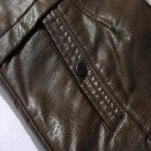 Manteaux longs en cuir avec rembourrage en laine et polaire - Product Image 6