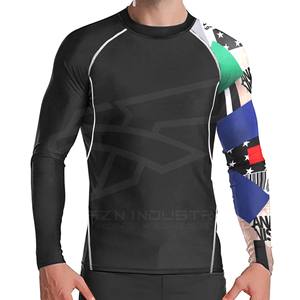 Camisetas de compresión personalizadas al por mayor para hombres, camisetas de compresión para deportes, camisetas de compresión OEM - Product Image 1