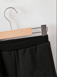 Conjunto de Regalo Otoño Invierno para Hombre 'Papá y Bebé', Sudadera con Capucha de Felpa, Estilo Urbano, y Pantalones Deportivos Casuales - Product Image 4