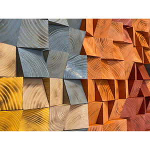 ภาพจิตรกรรมฝาผนังโมเสคไม้ไหม้แบบชนบท - คุณสมบัติตกแต่งที่เป็นเอกลักษณ์สำหรับบ้านและสำนักงาน - Product Image 4