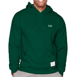 Sudadera con capucha de gran tamaño con estampado de logotipo personalizado de alta calidad, ropa de calle para hombre, sudadera impermeable de lana en blanco, tejido de punto - Product Image 1