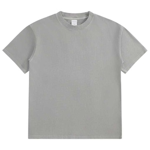 Nueva llegada Vintage 280gsm Acid Wash Tee Heavyweight 100% algodón Plain Jersey camiseta personalizada con serigrafía diseño en blanco a granel - Product Image 5