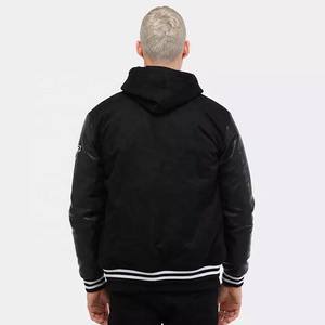 Vestes universitaires pour hommes sur mesure en gros, logo personnalisé, patchs en chenille, veste universitaire cousue, faible MOQ - Product Image 3