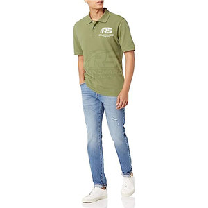 Camiseta Polo para Hombre de Manga Corta en Tela de Algodón, Camiseta Polo Informal para Hombre, Transpirable para el Verano - Product Image 5