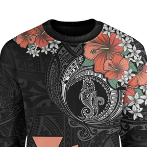 Casual manga larga Hawaii sudaderas cuello redondo suelta pulóver impreso sudadera para hombres 2025 - Product Image 3
