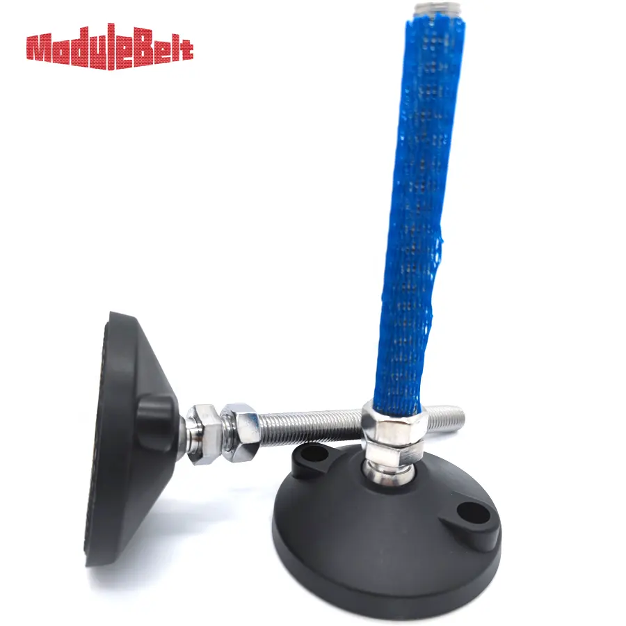 ModuleBelt Adjustable Screw Rubber or Steel Foot Leveling Feet for Conveyor