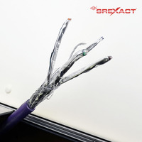 Diseño original Cat6a Dispositivos Ethernet estándar Cable de video 23Awg Cable de red Sftp