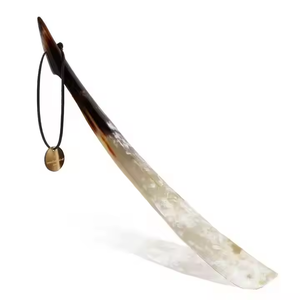 Affordable Shoe Horn Long Handled Shoe Horn for Natural Color with Best Quality Handmade Hanging Product for Use wearing shoes - Product Image 1