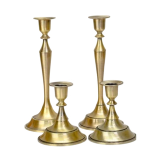 Portavelas decorativo de diseño estándar con candelabro de Metal chapado en oro, decoración, accesorios de iluminación para suministros de Hotel - Product Image 5