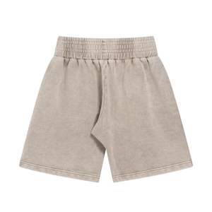 Pantalones cortos de algodón 100% cómodos de alta calidad para un lavado de ajuste suelto Pantalones cortos de calle de algodón personalizados para hombres - Product Image 3