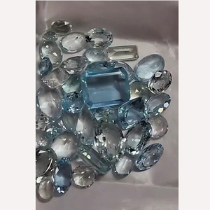 พลอยอะความารีนธรรมชาติ 38 เม็ด ขนาด 4 มม. ถึง 13 มม. ทรงรีแปดเหลี่ยมเจียระไน 52 กะรัต ขายส่งคุณภาพสูงจาก Iroc ราคา 84 ดอลลาร์สหรัฐ สำหรับทั้งหมด - Product Image 2