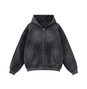 Dernière conception personnalisée Meilleure vente Sweat-shirt pull-over surdimensionné pour hommes Sweat à capuche brodé de style de rue - Product Image 1