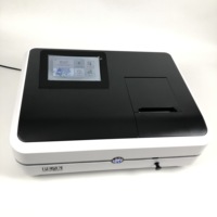 Écran tactile LCD Nouveau photomètre automatique 320 à 1100nm 2nm Spectromètre à faisceau unique Spectrophotomètre visible