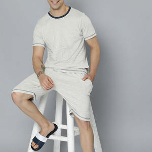 ชุดเสื้อและกางเกงขาสั้นสำหรับผู้ชายชุดเสื้อผ้าลำลองแนวสตรีทชุดกางเกงขาสั้นธรรมดาสำหรับผู้ชายขนาดใหญ่พิเศษราคาโรงงาน - Product Image 4