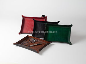 ถาดรองกุญแจหนังแบบสั่งทำถาดรองเกาลัดถาดตกแต่งโต๊ะที่จับจานสำหรับ LTY-0029กุญแจ - Product Image 5