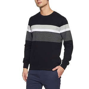 สเวตเตอร์แบบสวมศีรษะของผู้ชายเสื้อสเวตเตอร์แบบสวมหัวผ้าคอตตอน100% สีพื้นงานปักโลโก้ตามสั่ง2023 - Product Image 3