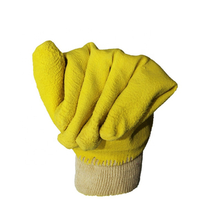 Gants de construction réutilisables enduits de latex avec doublure tissée et poignet en tricot pour le soudage des vêtements de sécurité - Product Image 6