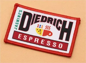 Patchs tissés personnalisés de haute qualité avec logo personnalisé, badge brodé, patchs de dessins animés, patchs brodés à repasser pour vêtements - Product Image 3