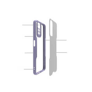 Coque arrière en silicone souple mat bleu marine ATA Parfe pour Xiaomi Redmi Note 11S Global Model A53 & 11Pro - Product Image 4