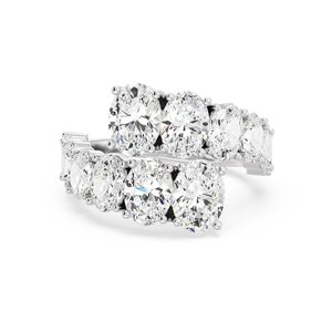 แหวนเพชรทรงรีแบบโอเวอร์ล็อค - Product Image 3