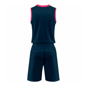 Uniforme de basket-ball personnalisé 100% polyester, nouveau style, respirant, design estival pour hommes, fabriqué au Pakistan - Product Image 2