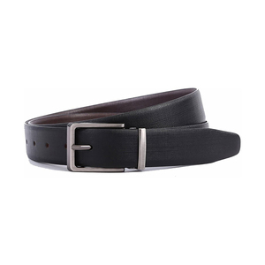 Cinturones Formales de Cuero Genuino para Hombre en Todos los Tamaños con Hebilla de Metal de Latón - Ligeros y Duraderos, Ajuste Personalizado - Product Image 2