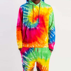 Survêtements Tie Dye à prix raisonnable dernière mode de haute qualité Survêtement Tie Dye respirant entièrement personnalisé avec le meilleur design - Product Image 5