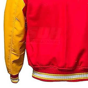 แจ็คเก็ตเลตเตอร์แมนแฟชั่นใหม่ปี 2026 ราคาประหยัด คอตั้ง โลโก้ด้านหน้า ผ้าฝ้าย 100% แจ็คเก็ตฤดูหนาวราคาสมเหตุสมผล - Product Image 3