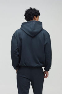 300 GSM Sudadera con capucha de gran tamaño en blanco Sudadera con capucha corta Streetwear Boxy Plain Sudadera con capucha para hombre de Marfa International - Product Image 3