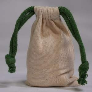 Sac à main de luxe écologique 100% coton lin sac à poussière fermeture éclair vente en gros mousseline chaussure vêtements emballage pochette à cordon Beige - Product Image 6