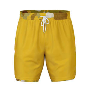 Short de fitness et de basket-ball de haute qualité pour homme, maille respirante, fermeture éclair, 2 poches, vêtements de basket-ball de grande taille - Product Image 2