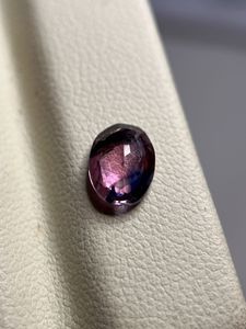 Saphir naturel de couleur bio, taille ovale facetté, pierre précieuse non traitée, non chauffée, pour la fabrication de bijoux TZ - Product Image 4