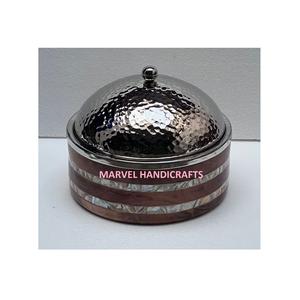 Restaurants Serving casseroles mother of pearl inlay wood <b>stainless</b> <b>steel</b> Food Warmer hotpot mop Serving casserole cookware <b>sets</b> - Product Image 1