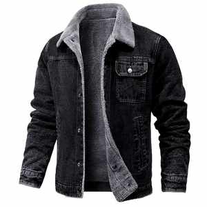 Veste en jean personnalisée pour homme en gros, vêtements pour homme de haute qualité, vestes d'hiver, veste en jean vintage lavée pour homme - Product Image 1