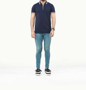 เสื้อโปโลแขนสั้นสำหรับผู้ชายเสื้อโปโลผ้าฝ้าย100% กอล์ฟลำลองสตรีทแวร์โลโก้ตามสั่ง - Product Image 5