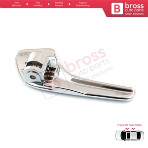 Poignée de porte intérieure droite BDP220 en aluminium plaqué plastique pour Corsa D 2006-2014 4/5 portes, berline, fourgonnette 13297814 - Product Image 5
