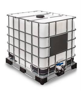 Réservoir IBC industriel de 1000 litres en polypropylène, conteneur de liquide en vrac avec pompe pour un transport sécurisé - Product Image 1
