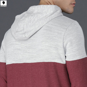 เสื้อมีฮู้ดสวมหัวของผู้ชายผ้าฝ้าย100% ระบายอากาศได้ดีเสื้อสเวตเชิ้ตมีฮู้ดสวมใส่สบายพร้อมบริการ OEM - Product Image 5