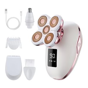 Depiladora Eléctrica Rotativa 2 en 1 para Mujer, Recortadora de Bikini con Resistencia al Agua IPX7, Fuente de Alimentación USB, Depilación Facial y Púbica - Product Image 4