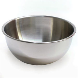 Simple Creative Metal Round <b>Large</b> Serving <b>Bowl</b> for Home & Hotels Tabletop Decor Dinnerware Food Serving <b>Bowl</b> in Silver Finished - Product Image 3
