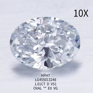เพชรรูปไข่ขนาด 1 กะรัต 2 กะรัต 3 กะรัต 5 กะรัต คุณภาพ E สี Fancy Light Lab Grown จาก D'VINS JEWELS สำหรับแหวน - Product Image 4