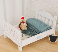 Berceau de berceau de concepteur polyvalent en bois naturel écologique pour le remplissage de lit et de chambre à coucher de photographie nouveau-né