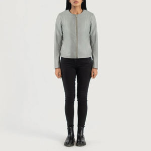 Chaqueta de cuero para mujer de alta demanda Material suave Premium Diseño de moda Perfecto para marcas de marca privada - Product Image 4