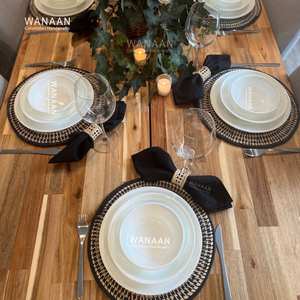 Napkin Rings, Rattan Napkin Rings, Wicker Napkin Rings, Table Decor - Product Image 1