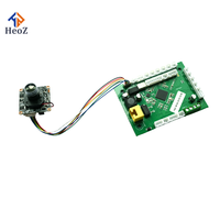Interphone Pcb Voip Sip Module Téléphone Industriel Poe Carte Mère Pcba 2 Voies Voix Audio Vidéo Cartes de Téléphone Avec Caméra Mic SPK