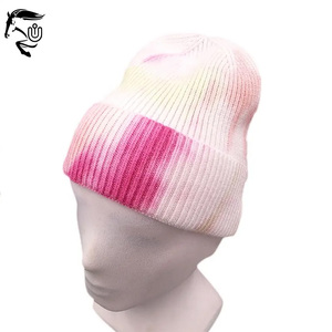 Gorro de invierno de punto personalizado, nuevo estilo Tie Dye, gorro de punto cálido para invierno, hecho en Pakistán - Product Image 4