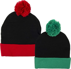 Bonnets de Noël à motif d'impression numérique personnalisé OEM Bonnet tricoté chaud d'hiver Étiquette tissée privée Logo pour Streetwear Voyage - Product Image 3
