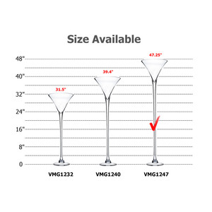 VMG1247 - Vase en verre Martini - 47 - Product Image 4