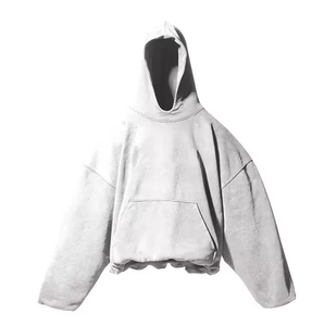 Jersey de invierno de algodón de 480gsm para hombre, Sudadera CON CAPUCHA DE CALIDAD 100% algodón cálido polar bordado Technics cuello con capucha sólido - Product Image 1