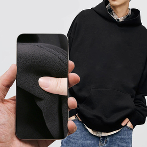 Sudaderas con capucha de gran tamaño de alta calidad para hombre, peso pesado, 430gsm, algodón sin cuerdas para la temporada de invierno - Product Image 3
